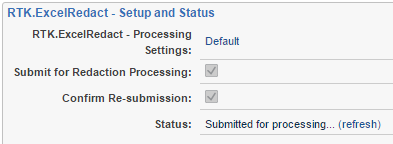 Submitted for Processing