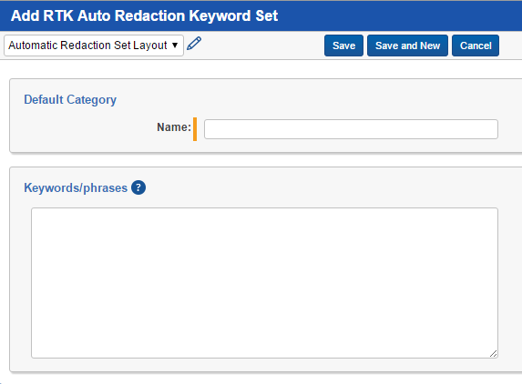Automatic Redaction Set Layout